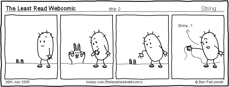 Welcome to TLRW - The Least Read Webcomic - by Ben Palczynski