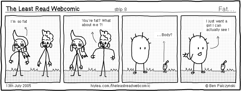 Welcome to TLRW - The Least Read Webcomic - by Ben Palczynski