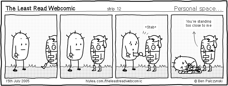 Welcome to TLRW - The Least Read Webcomic - by Ben Palczynski