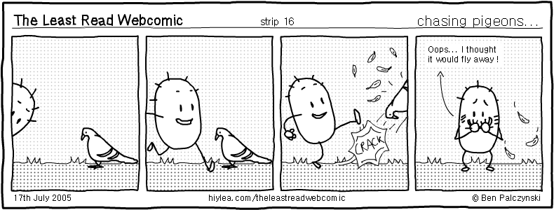 Welcome to TLRW - The Least Read Webcomic - by Ben Palczynski