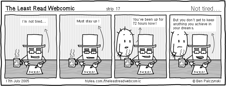 Welcome to TLRW - The Least Read Webcomic - by Ben Palczynski