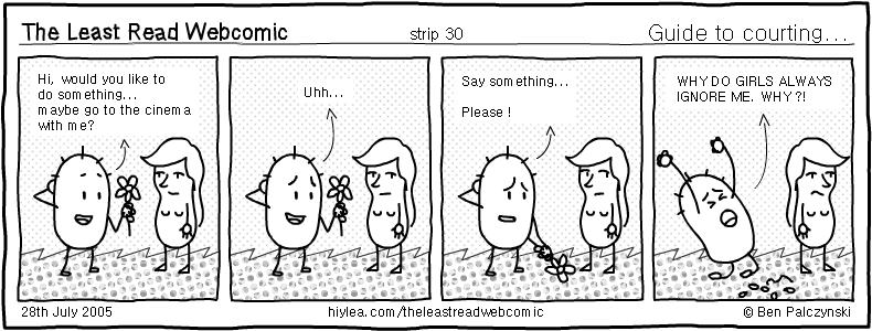 Welcome to TLRW - The Least Read Webcomic - by Ben Palczynski