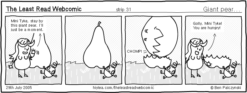 Welcome to TLRW - The Least Read Webcomic - by Ben Palczynski
