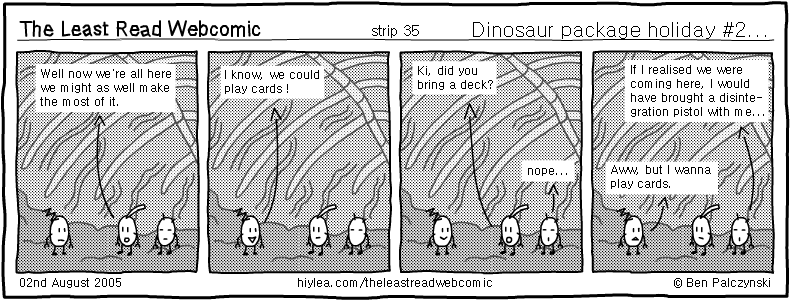 Welcome to TLRW - The Least Read Webcomic - by Ben Palczynski