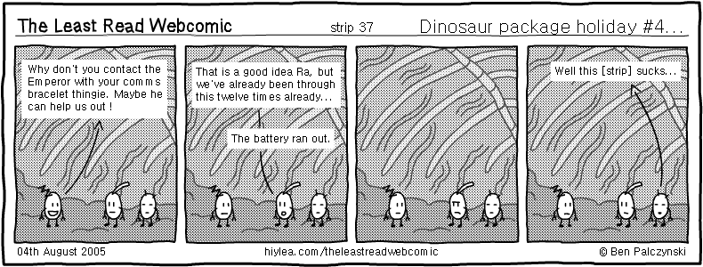 Welcome to TLRW - The Least Read Webcomic - by Ben Palczynski