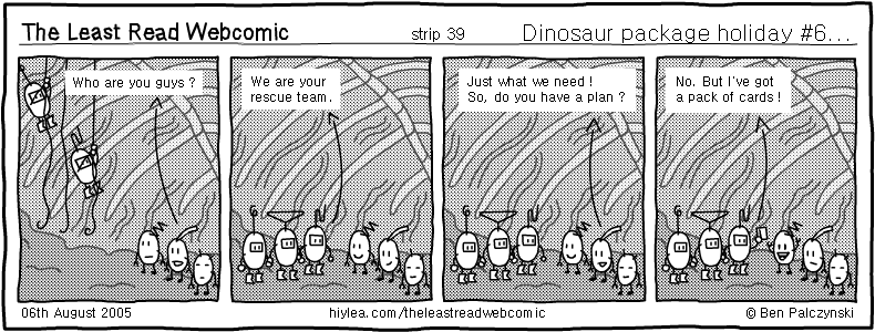 Welcome to TLRW - The Least Read Webcomic - by Ben Palczynski