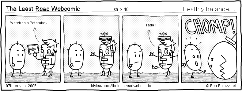 Welcome to TLRW - The Least Read Webcomic - by Ben Palczynski