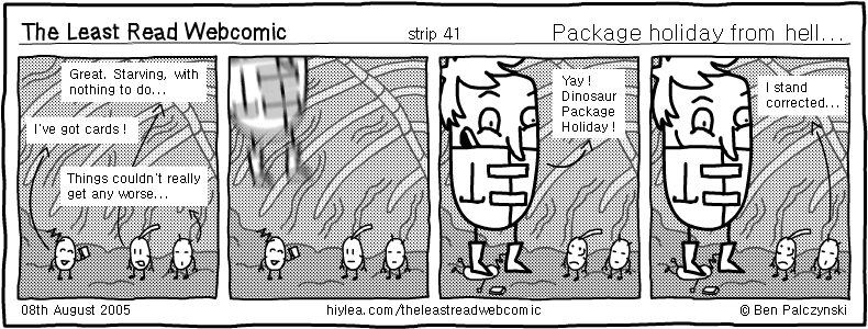 Welcome to TLRW - The Least Read Webcomic - by Ben Palczynski
