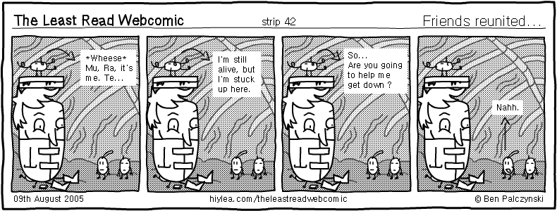 Welcome to TLRW - The Least Read Webcomic - by Ben Palczynski