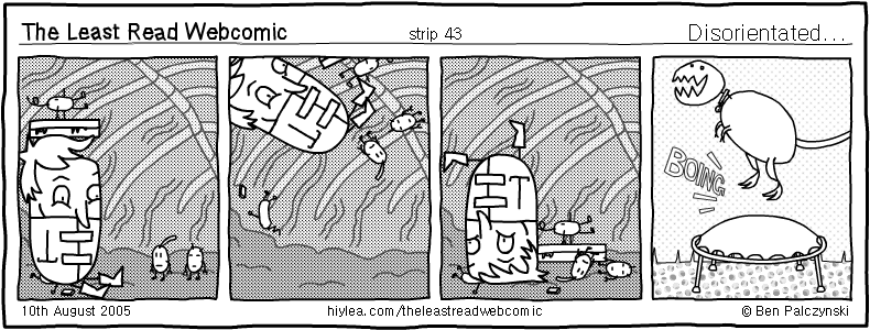 Welcome to TLRW - The Least Read Webcomic - by Ben Palczynski