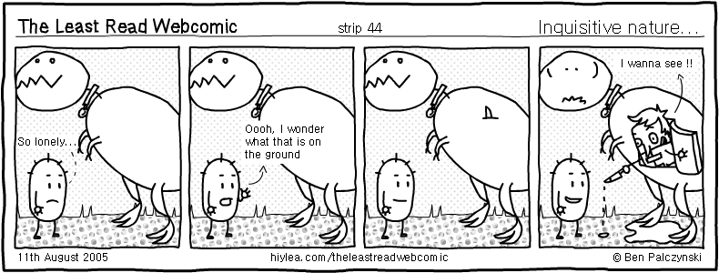Welcome to TLRW - The Least Read Webcomic - by Ben Palczynski