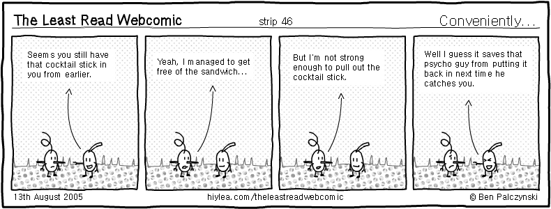 Welcome to TLRW - The Least Read Webcomic - by Ben Palczynski