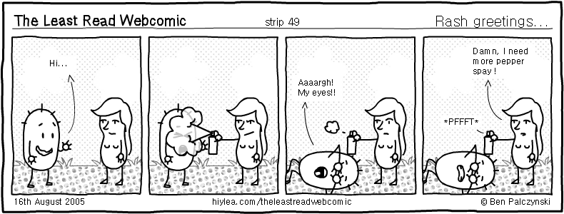 Welcome to TLRW - The Least Read Webcomic - by Ben Palczynski