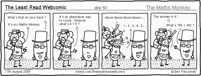Welcome to TLRW - The Least Read Webcomic - by Ben Palczynski