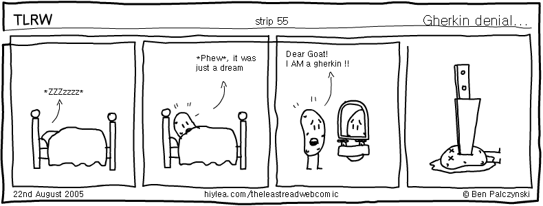 Welcome to TLRW - The Least Read Webcomic - by Ben Palczynski