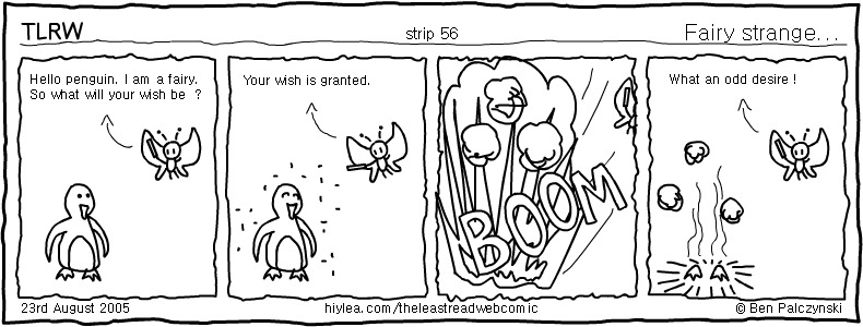 Welcome to TLRW - The Least Read Webcomic - by Ben Palczynski
