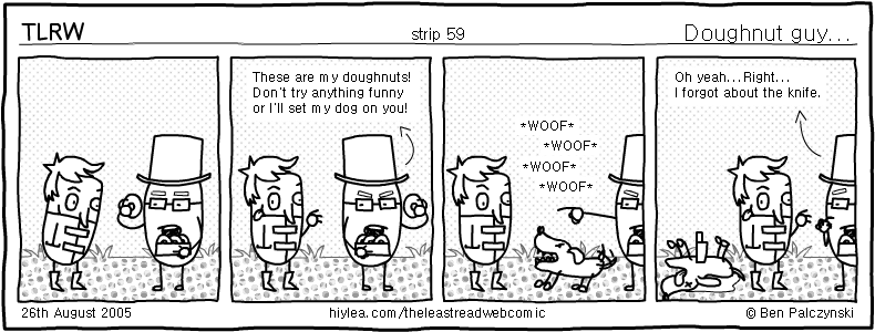 Welcome to TLRW - The Least Read Webcomic - by Ben Palczynski
