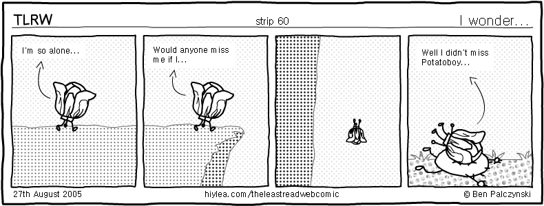 Welcome to TLRW - The Least Read Webcomic - by Ben Palczynski