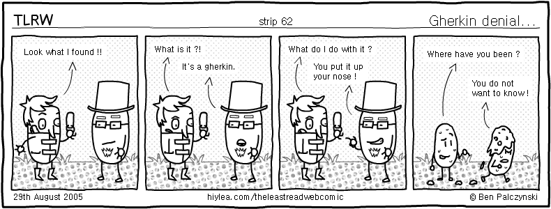 Welcome to TLRW - The Least Read Webcomic - by Ben Palczynski