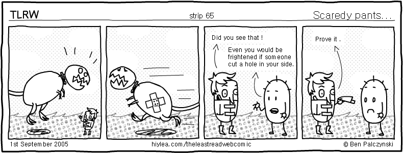 Welcome to TLRW - The Least Read Webcomic - by Ben Palczynski