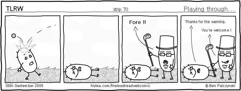 Welcome to TLRW - The Least Read Webcomic - by Ben Palczynski