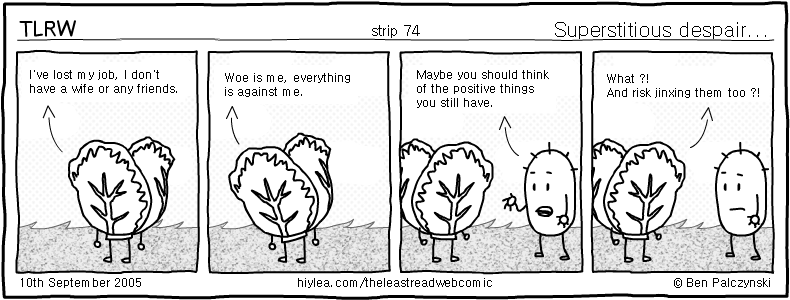 Welcome to TLRW - The Least Read Webcomic - by Ben Palczynski