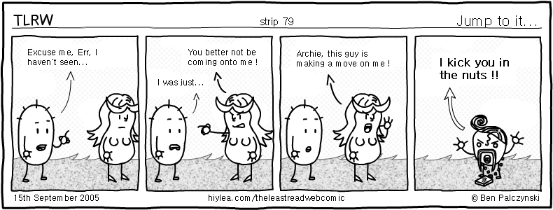 Welcome to TLRW - The Least Read Webcomic - by Ben Palczynski