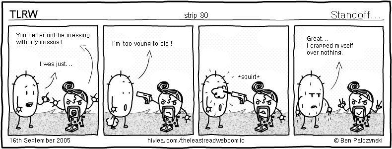 Welcome to TLRW - The Least Read Webcomic - by Ben Palczynski