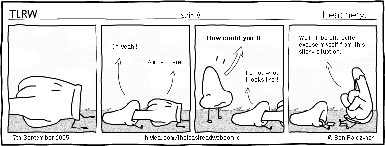 Welcome to TLRW - The Least Read Webcomic - by Ben Palczynski