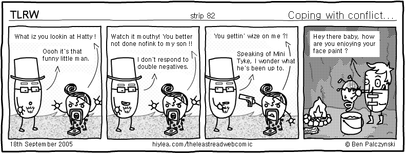 Welcome to TLRW - The Least Read Webcomic - by Ben Palczynski