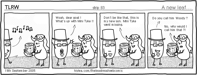 Welcome to TLRW - The Least Read Webcomic - by Ben Palczynski