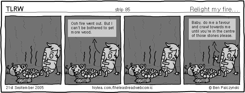 Welcome to TLRW - The Least Read Webcomic - by Ben Palczynski