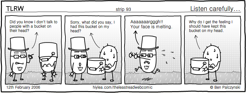 Welcome to TLRW - The Least Read Webcomic - by Ben Palczynski